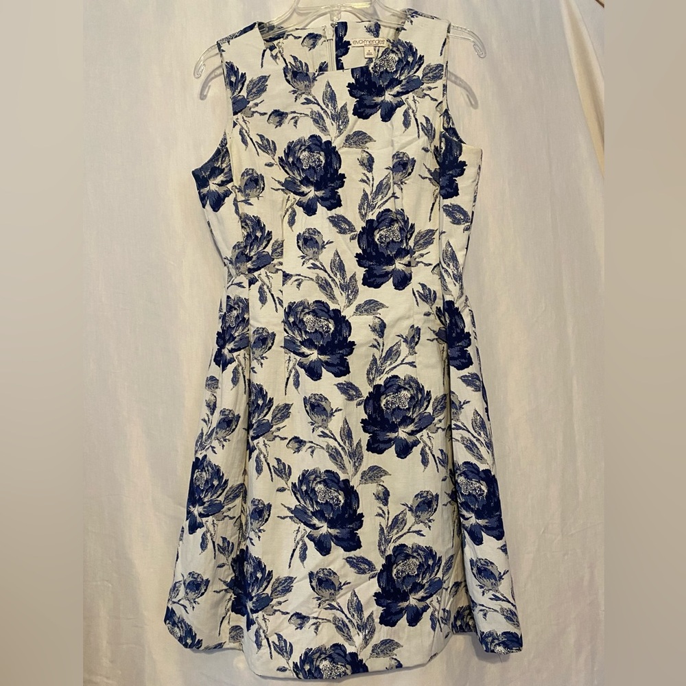 Eva Mendes for New York & Co. floral Knee Length Dress